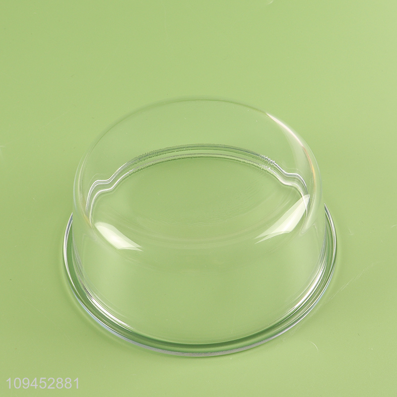 Low price round food container glass preservation box