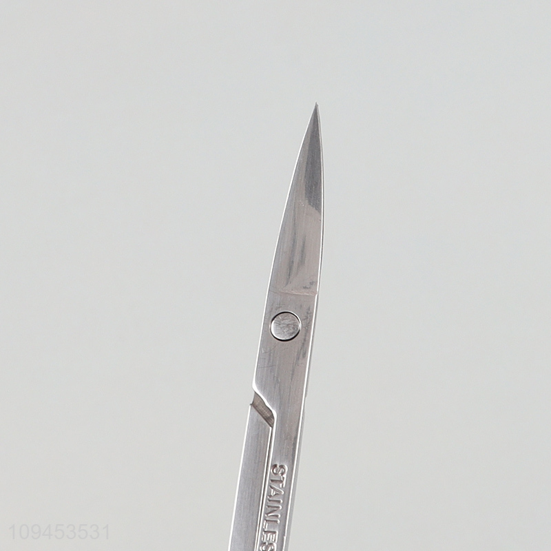 China factory professional stainless steel eyebrow trimming scissors