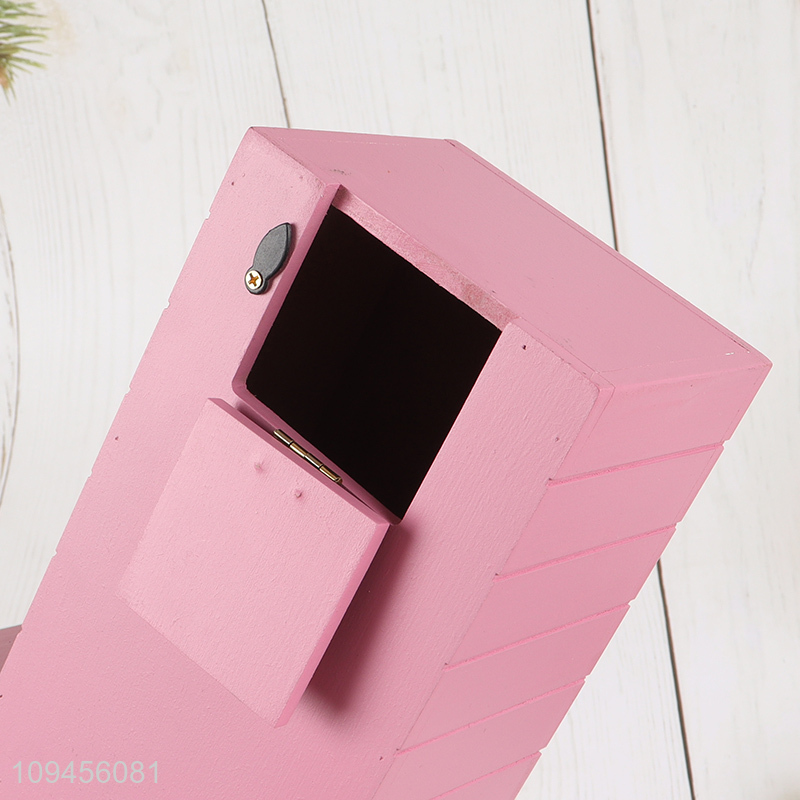 New arrival  pink hanging bird feeder house