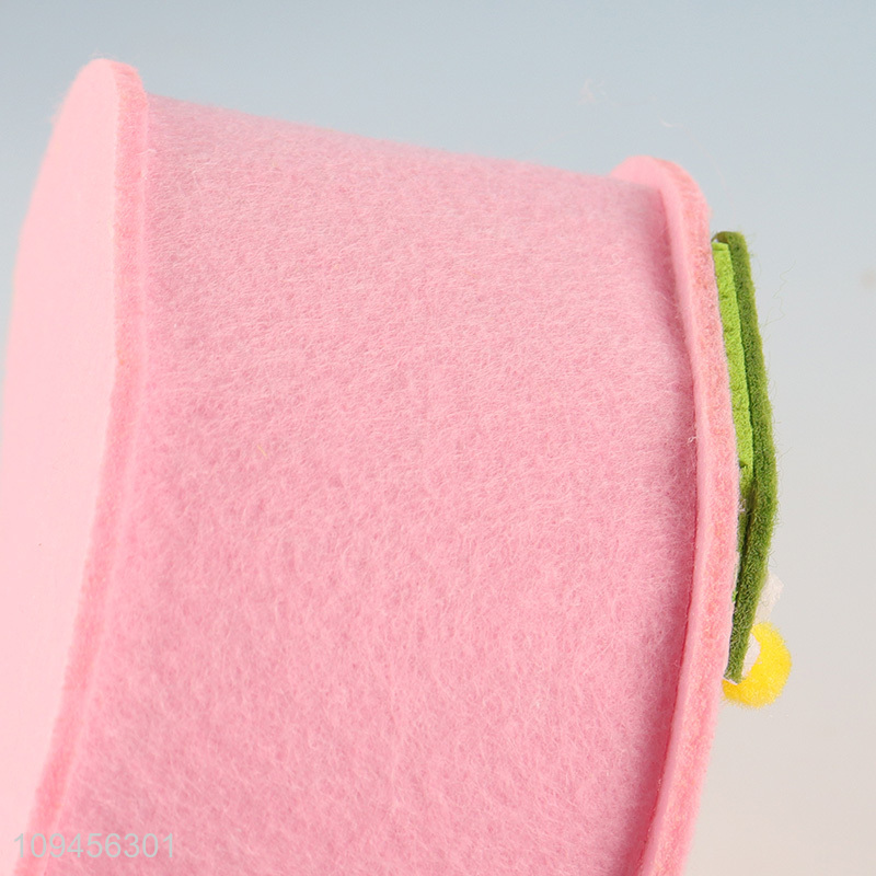 Top sale easter party favor felt candy bag