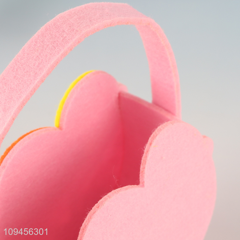 Top sale easter party favor felt candy bag