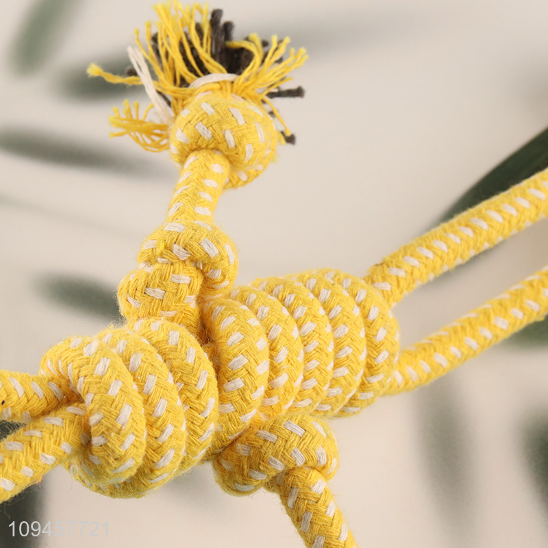 New product yellow pet chew toys for sale