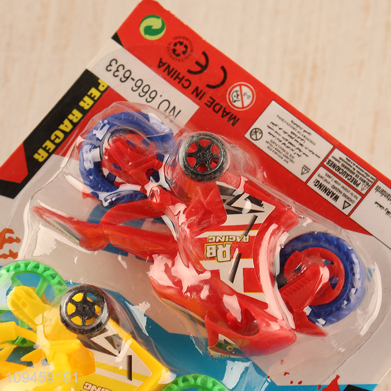 Online wholesale 2pcs sliding motorcycle toy set