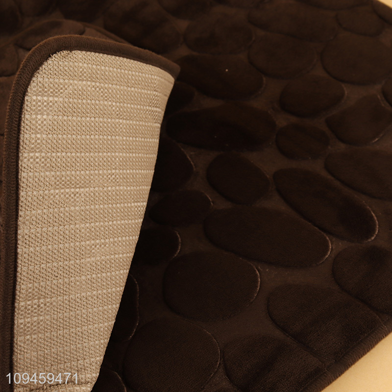 Low price black anti-slip floor mat door mat