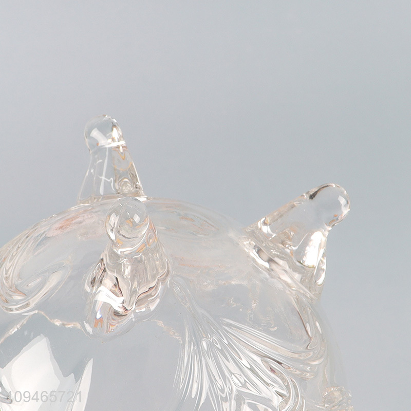 Wholesale decorative glass storage jar candy jar