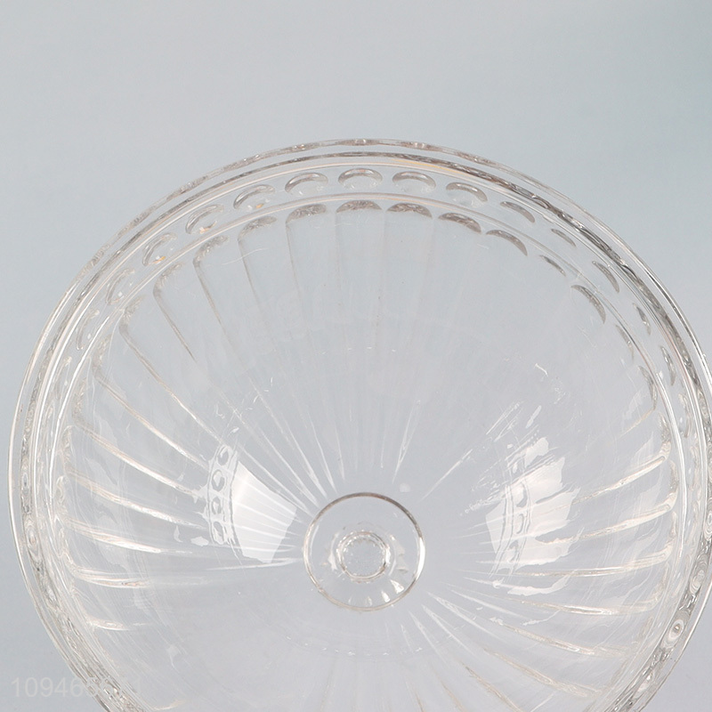Latest products decorative glass butter lid
