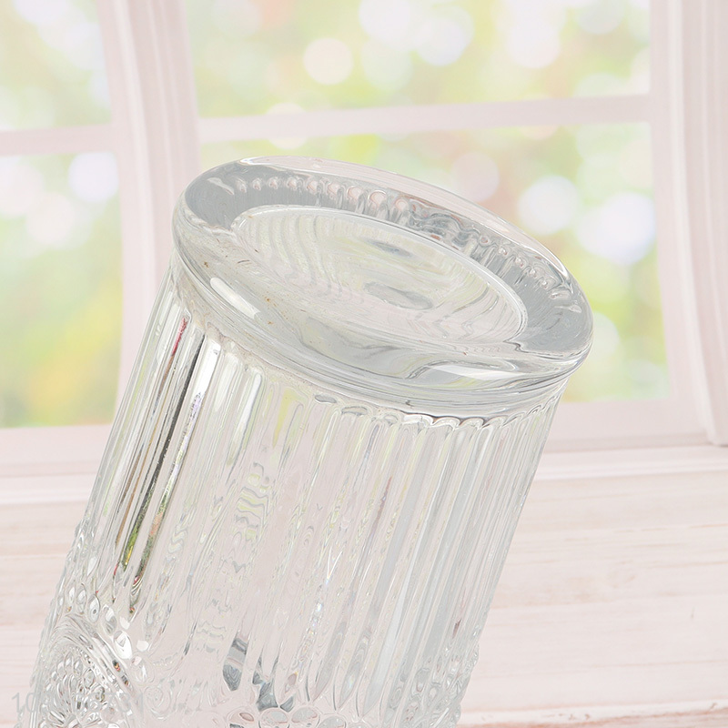 China wholesale glass water jug with handle