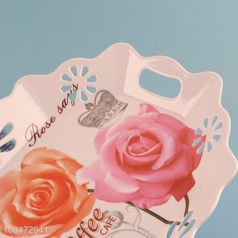 Good sale household melamine storage tray wholesale