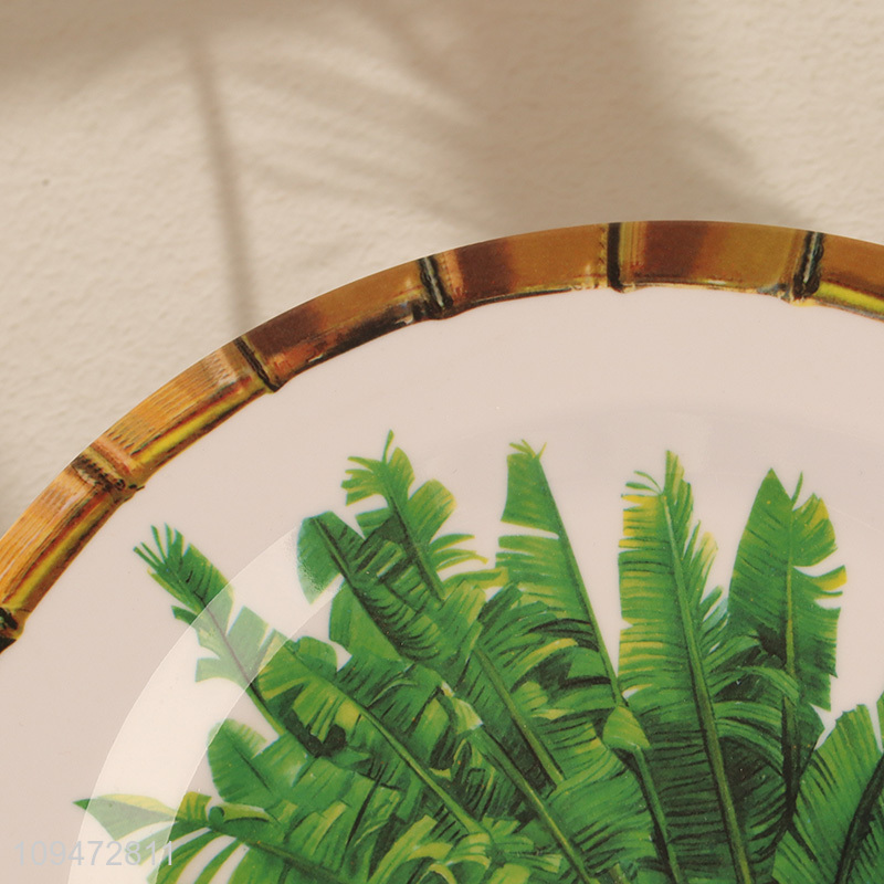 Low price daily use melamine dish plate