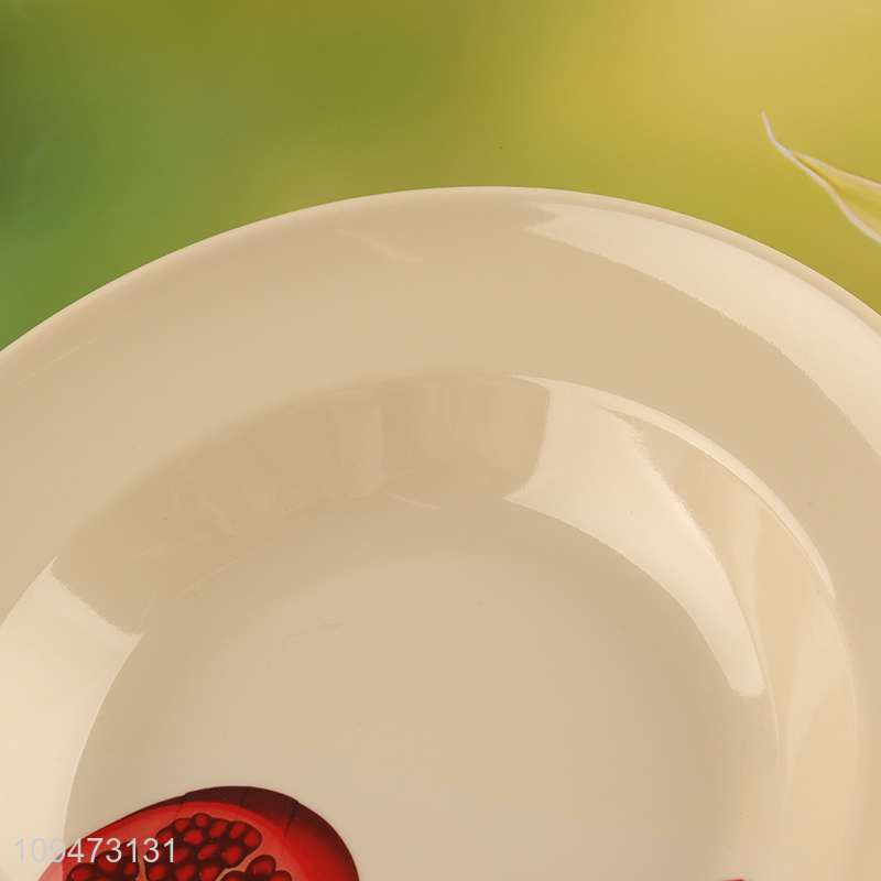 Top products melamine dinner plate tableware plate