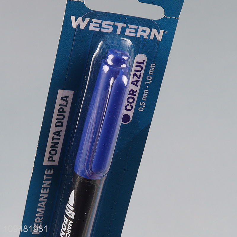 China wholesale dual tip permanent marker for stationery