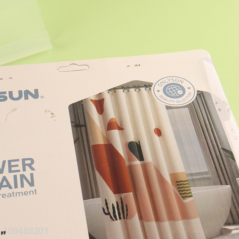Factory supply decorative bath shower curtain for sale