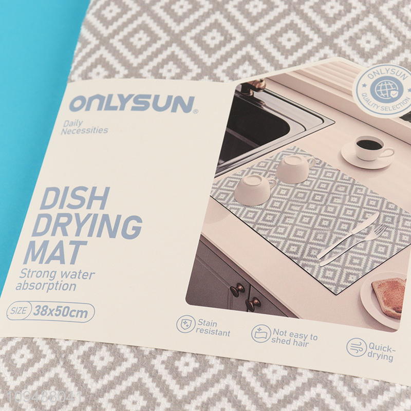 New arrival household dish drying mat for kitchen
