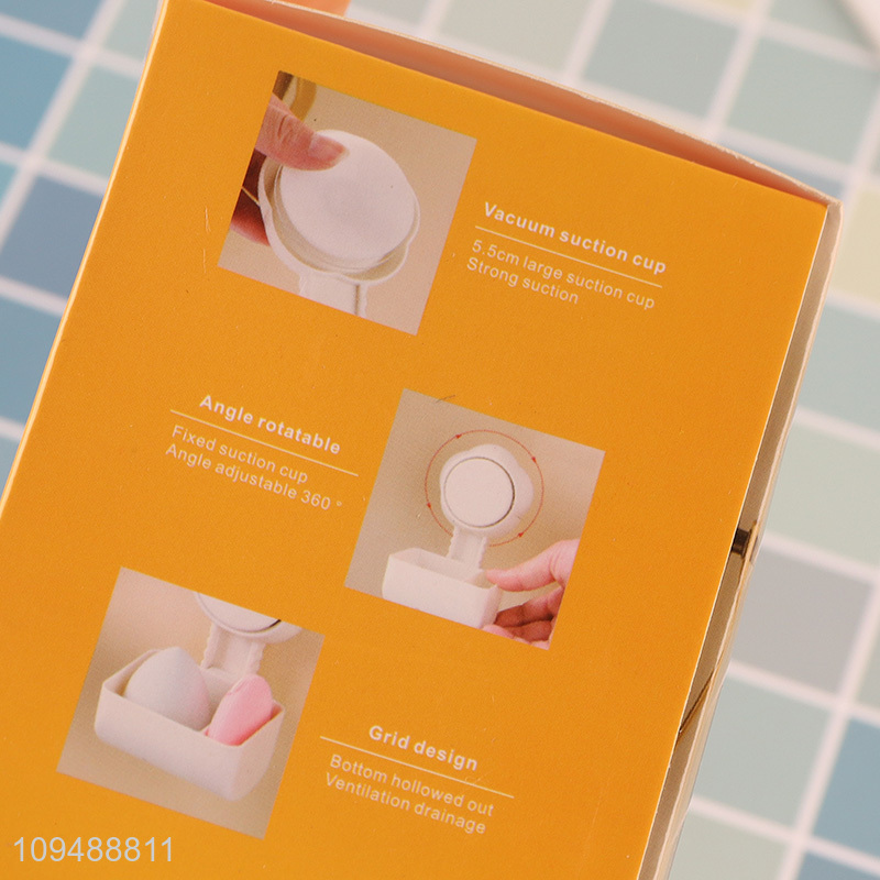 Online wholesale wall-mounted cosmetic puff storage box