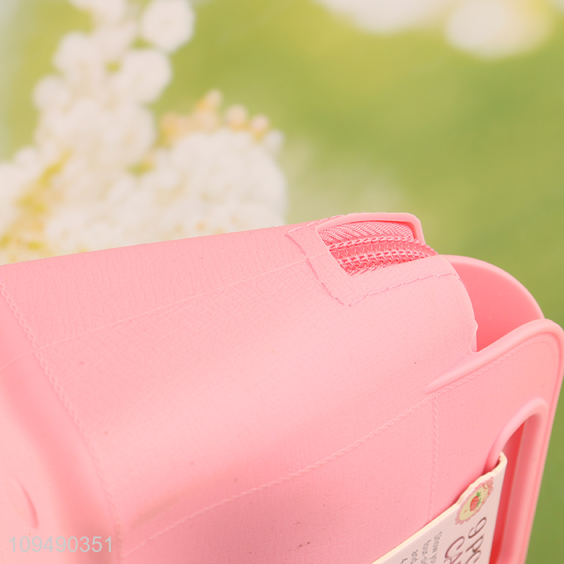 Top quality portable silicone makeup bag cosmetic bag