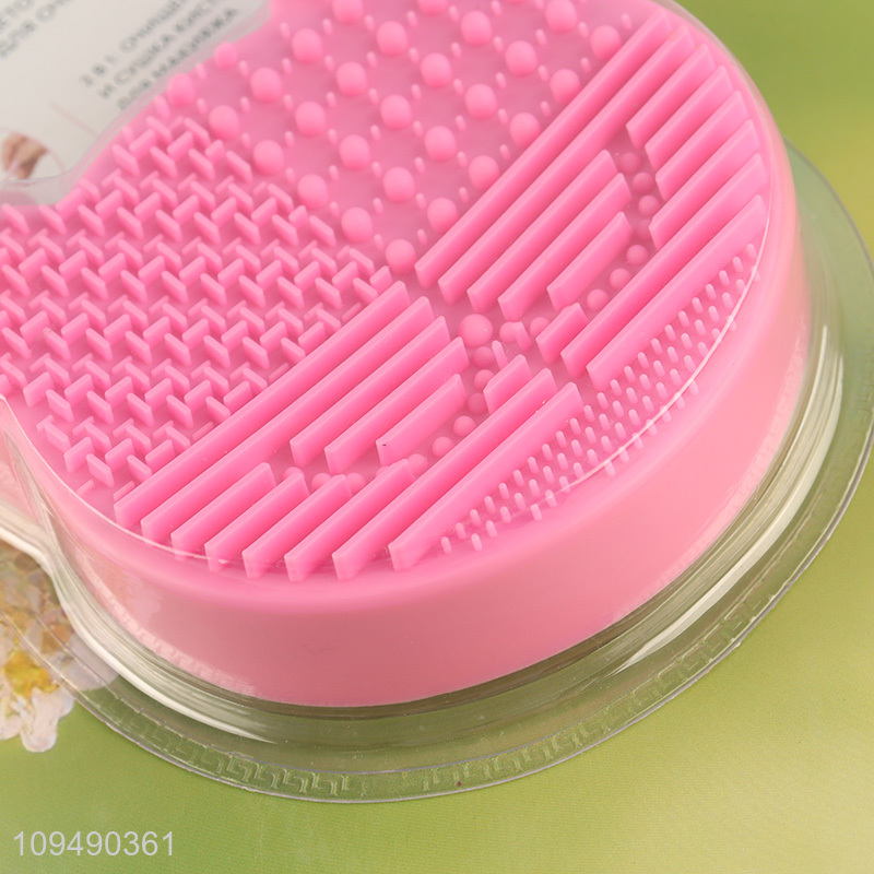 Top sale cat-shaped silicone makeup brush cleaner