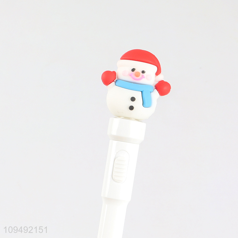 Yiwu market snowman school office ballpoint pen