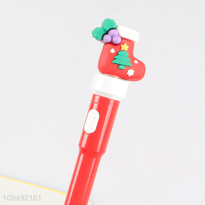 Hot products cute christmas writing ballpoint pen