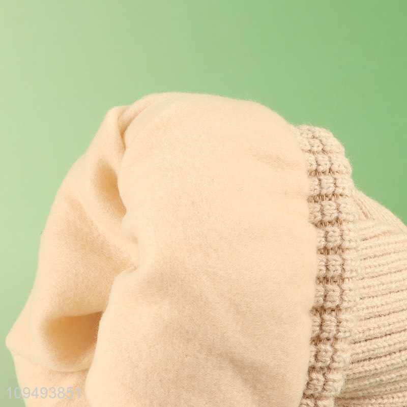 Top sale thickened beanies hat knitted hat for winter