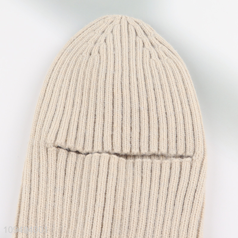Best quality windproof knit balaclava hat for outdoor