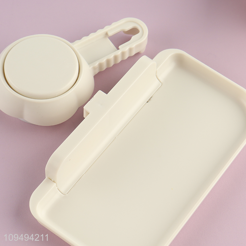 Good quality bathroom foldable suction storage shelf