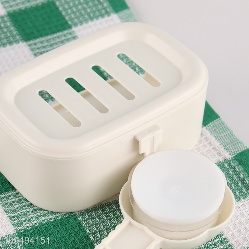 New arrival double layer suction soap holder