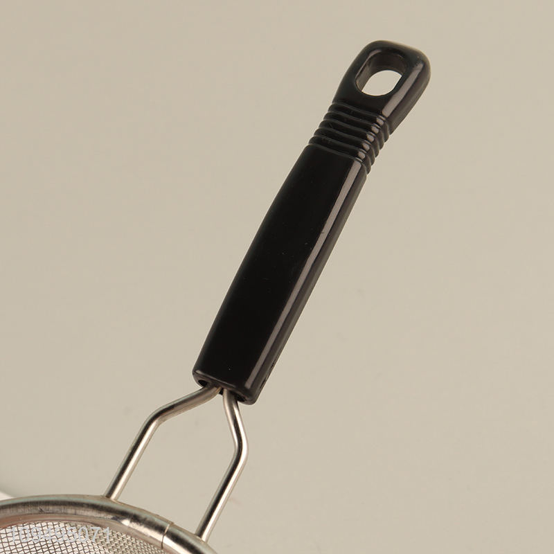Hot sale kitchen stainless steel fine mesh strainer