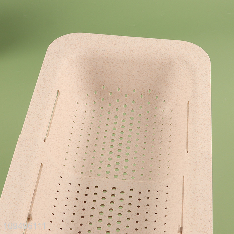 China supplier retractable wheat draining basket