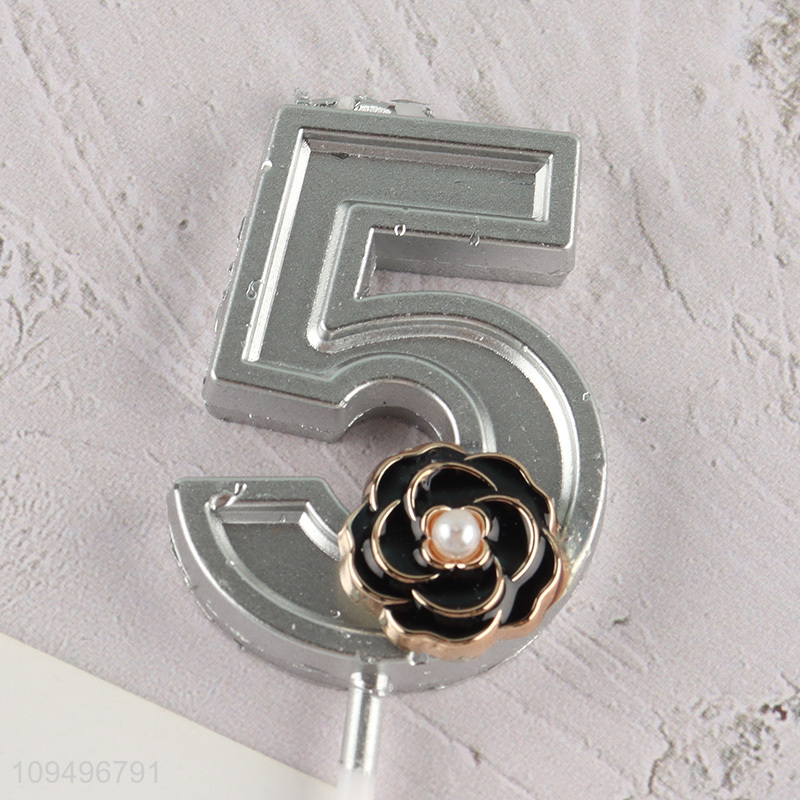 New arrival number shaped birthday candle