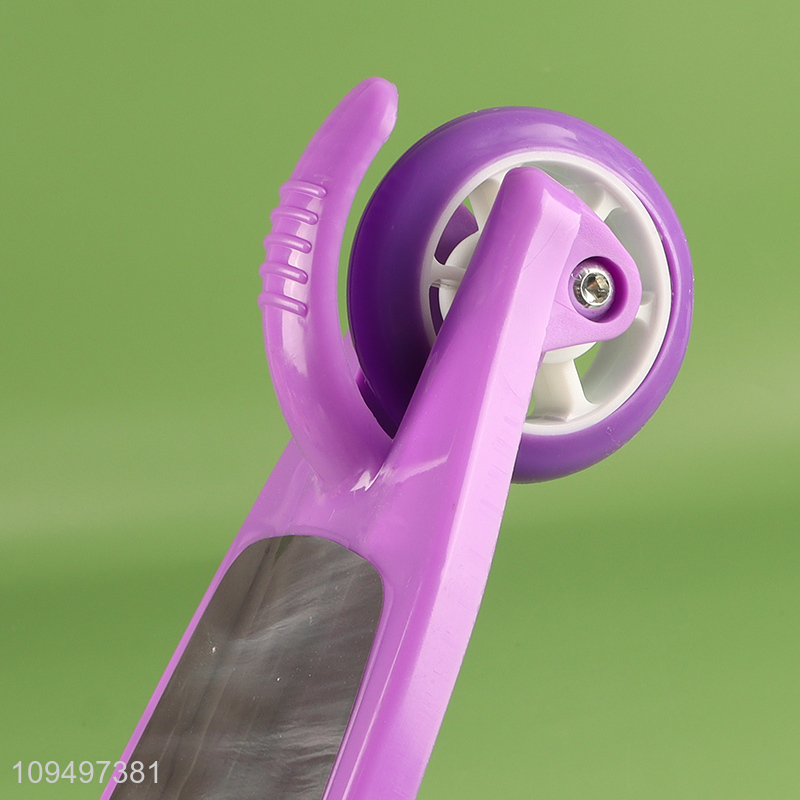 Hot sale 3-wheel kick scooter with flashing wheels