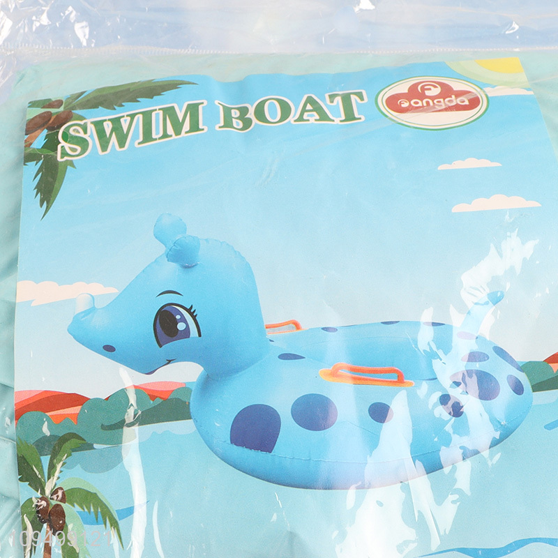 Top quality multicolor inflatable swimming boat for sale