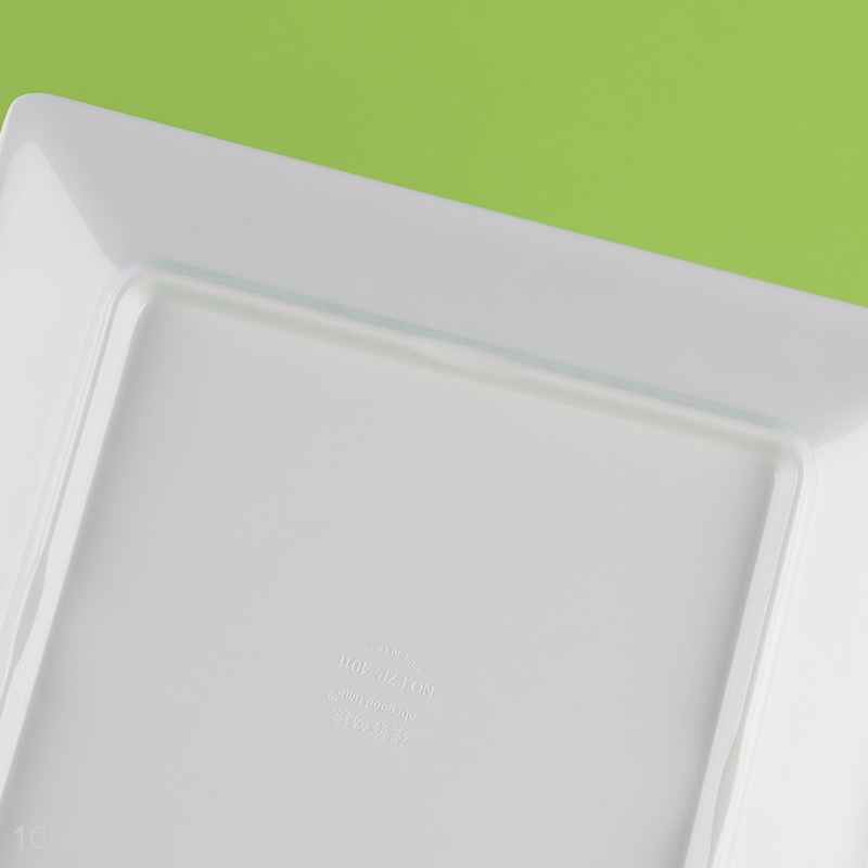 Top products square melamine tableware plate