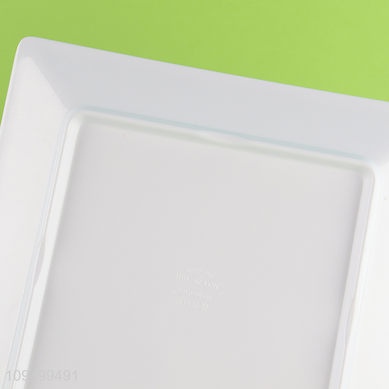 Hot sale square melamine dinner plate wholesale