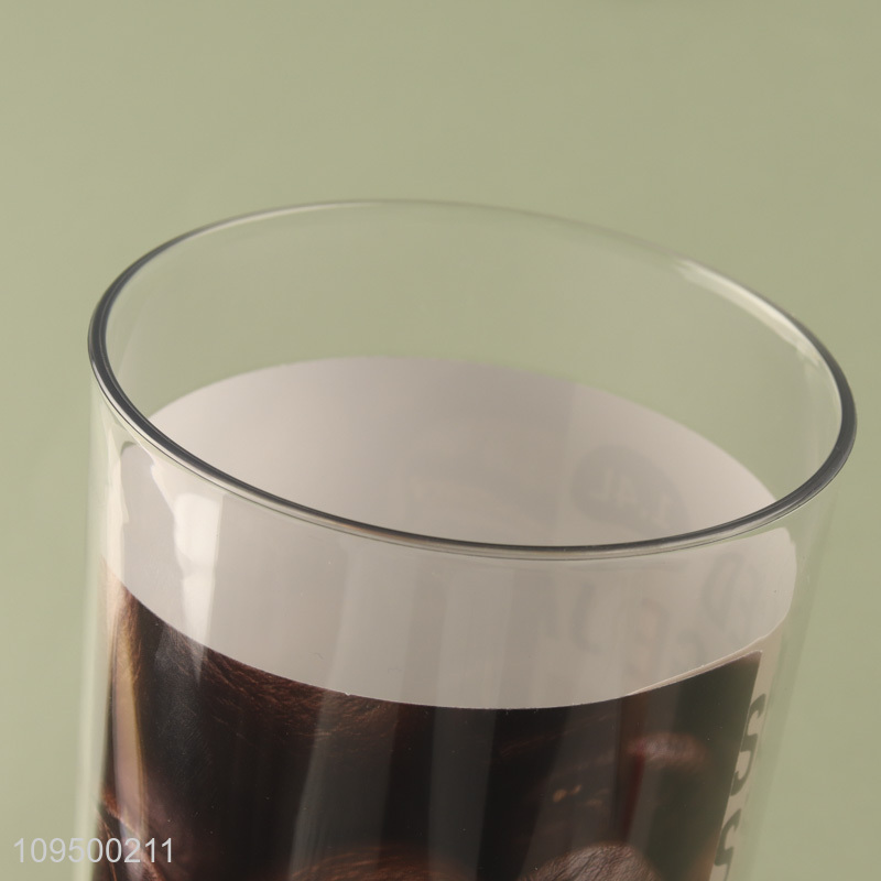 Hot selling round plastic sealed storage jar