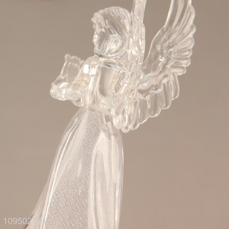 New product plastic crafts angel ornament for decor
