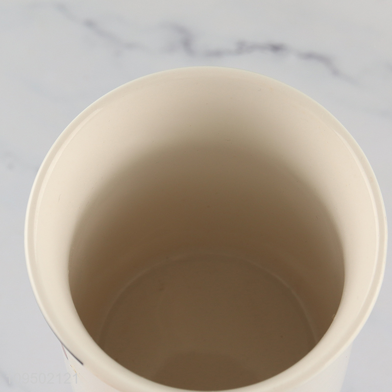 Latest products ceramic cup water cup with handle