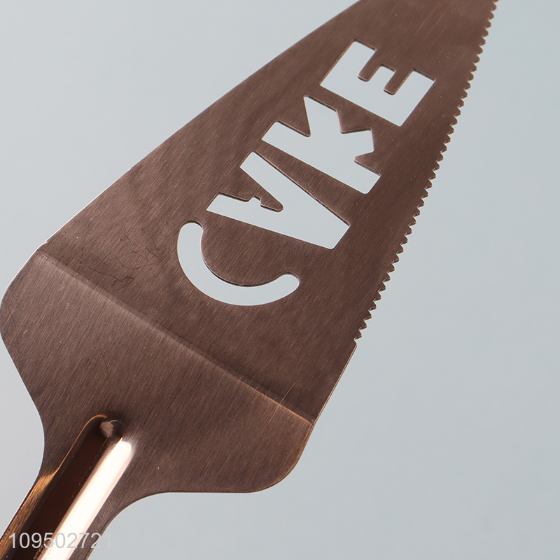 China factory stainless steel cake spatula for sale