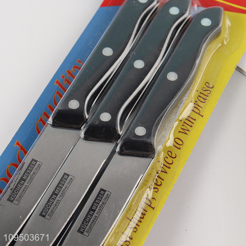 Top selling 6pcs stainless steel fruit knife set