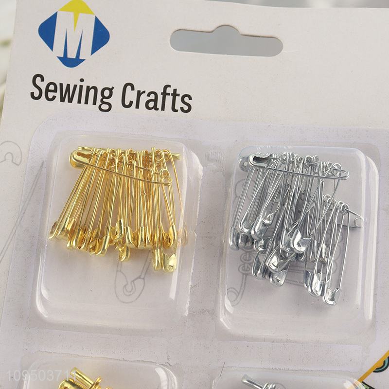 Good quality 100pcs multicolor safety pins set