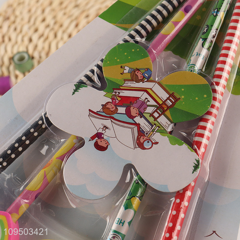 Hot items 4pcs cartoon standard pencil