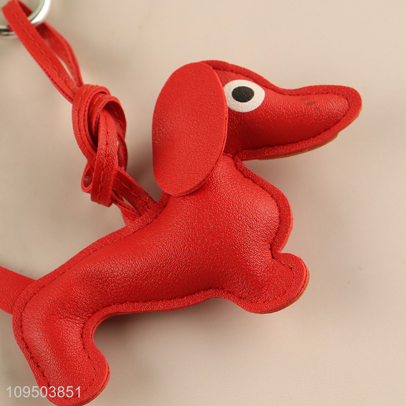 Low price cartoon puppy key chain key rings
