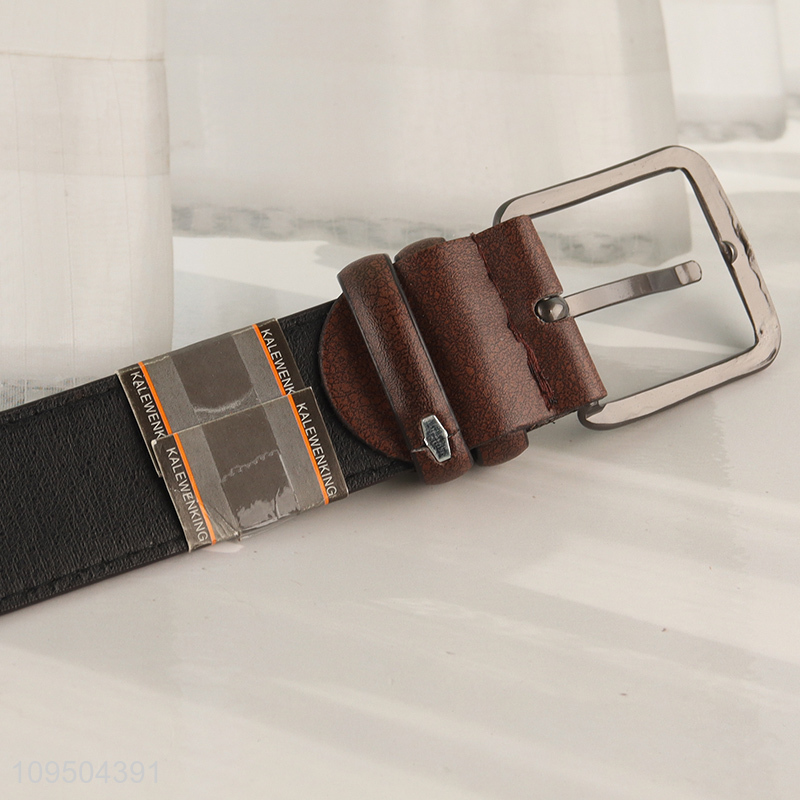Top quality leather buckle belt for fashion accessories