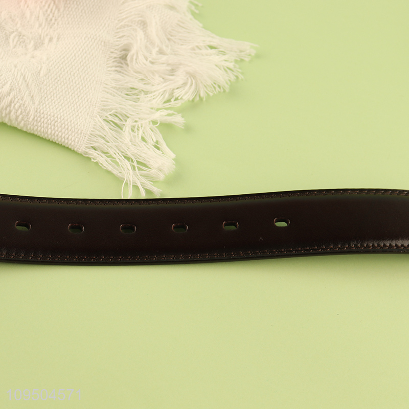 China wholesale leather buckle belt waist belt