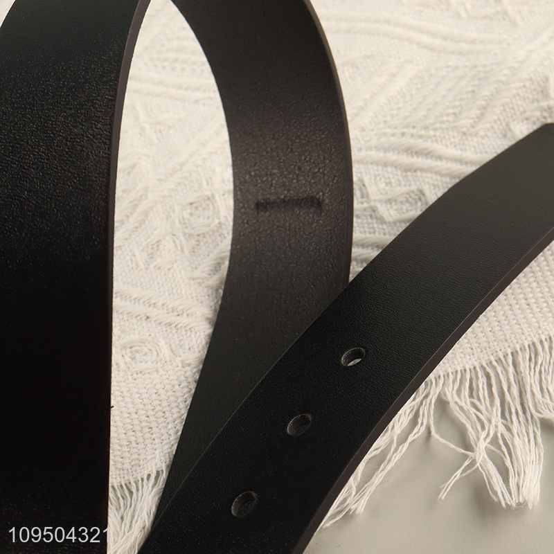 Latest products leather buckle belt for sale