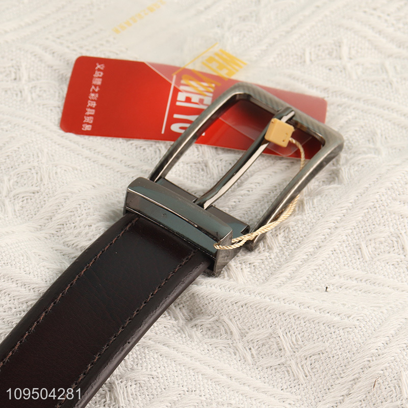 Low price fashion accessories leather buckle belt