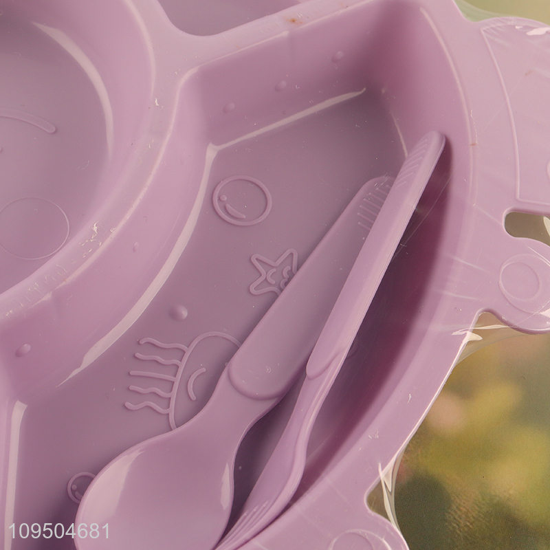 Low price plastic tableware plate for children