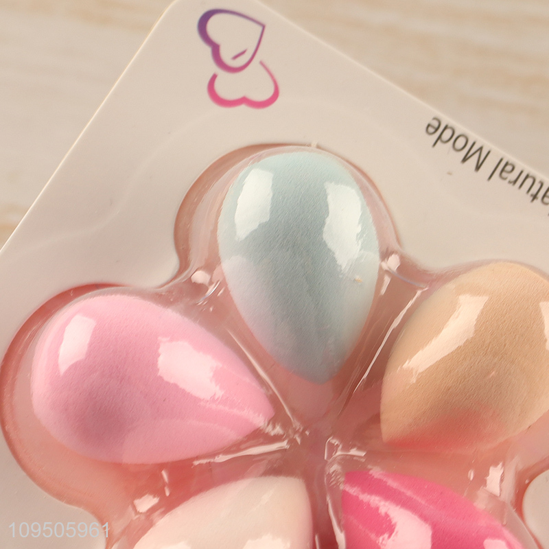 China products 5pcs cosmetic puff for makeup tool