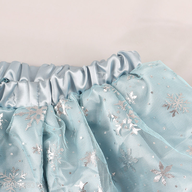 China wholesale blue fashion kids tutu skirt