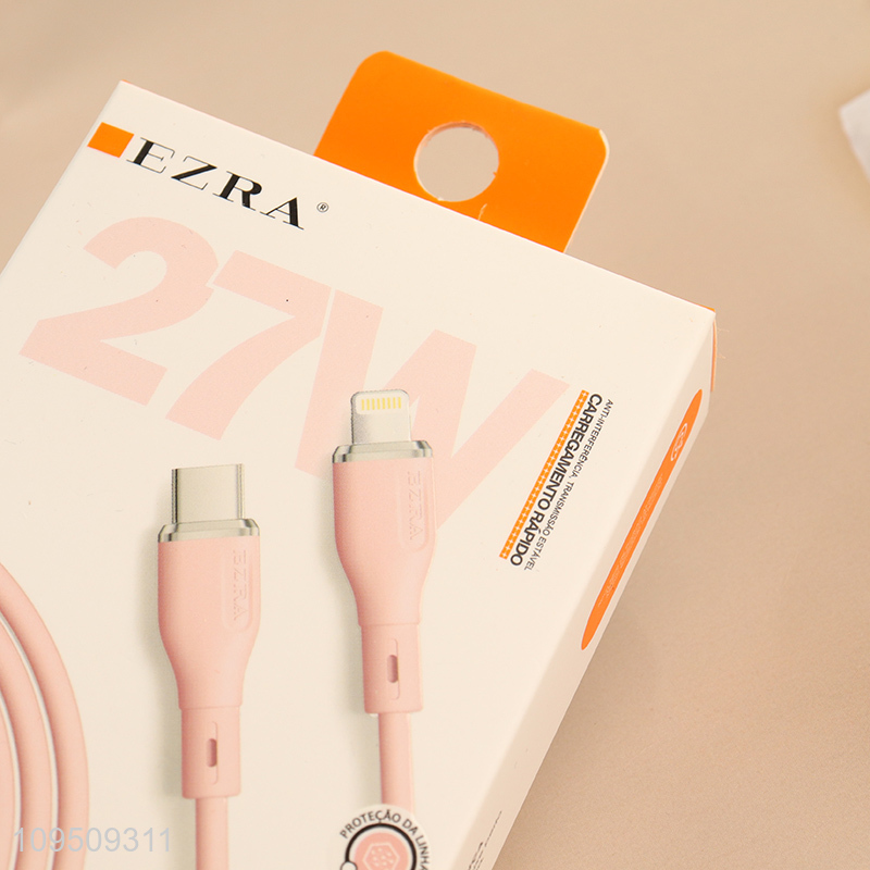 Top quality 27w type-c to lightning charging wire