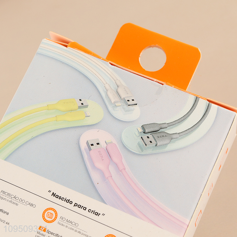 Good selling 2.4a usb lightning data cable